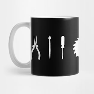 Soluna Garage tools only logo (white art) Mug